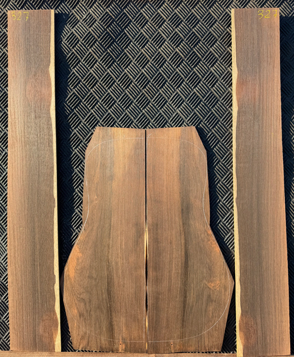 Brazilian Rosewood 'Dreadnought' Back & Sides Set