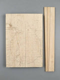 Red Maple Mandolin (Single Piece) Back + Ribs Set