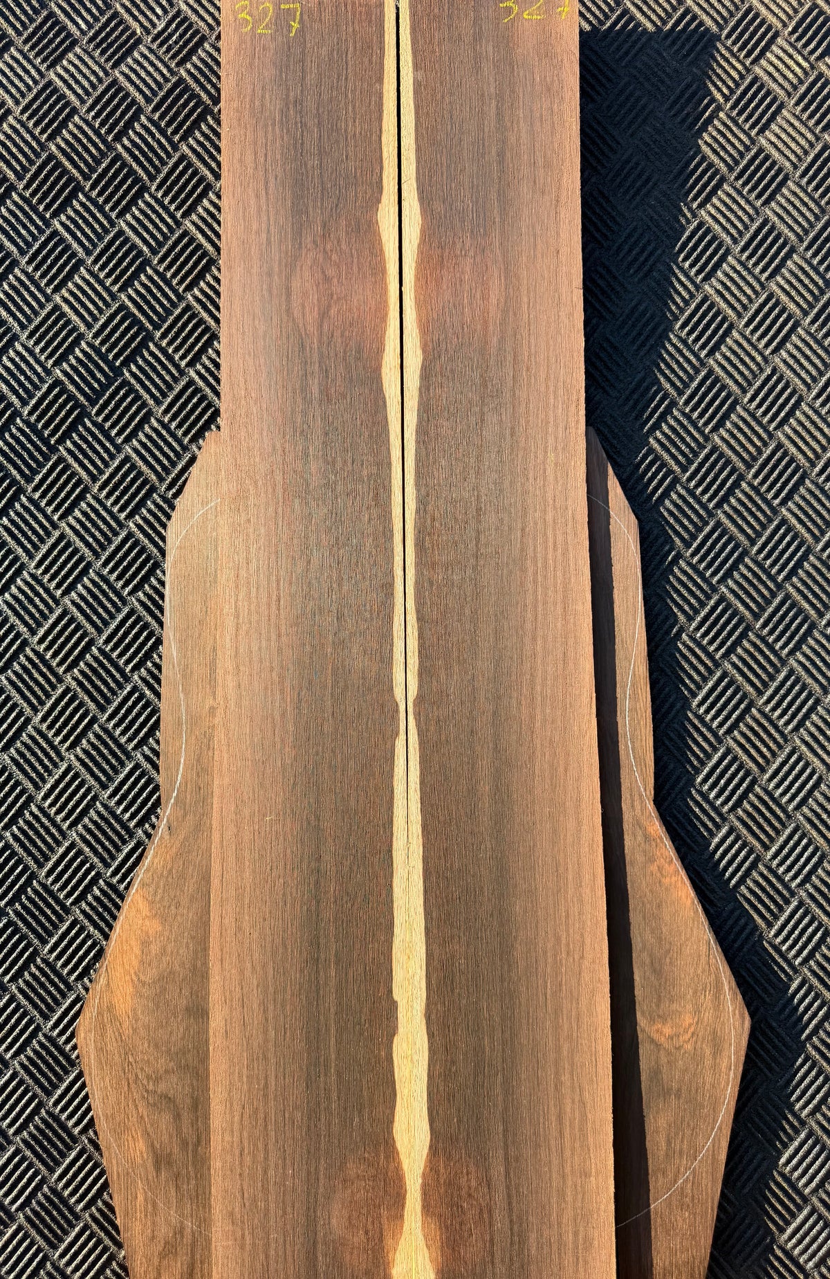 Brazilian Rosewood 'Dreadnought' Back & Sides Set