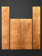 Torrefied Red Maple Acoustic Guitar Back & Sides Sets