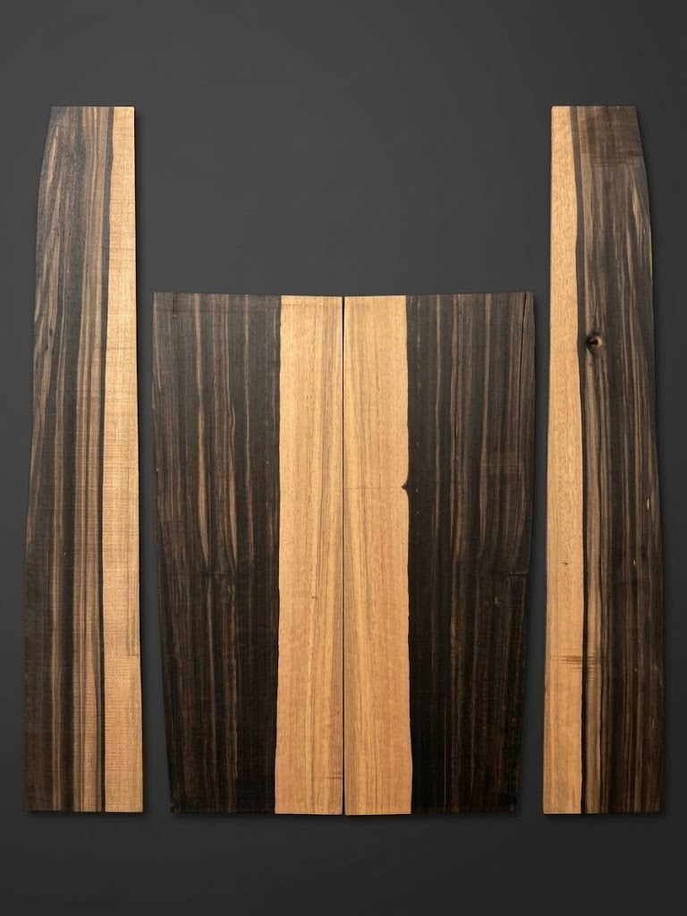 African Ebony ‘Dreadnought’ Back & Sides Set