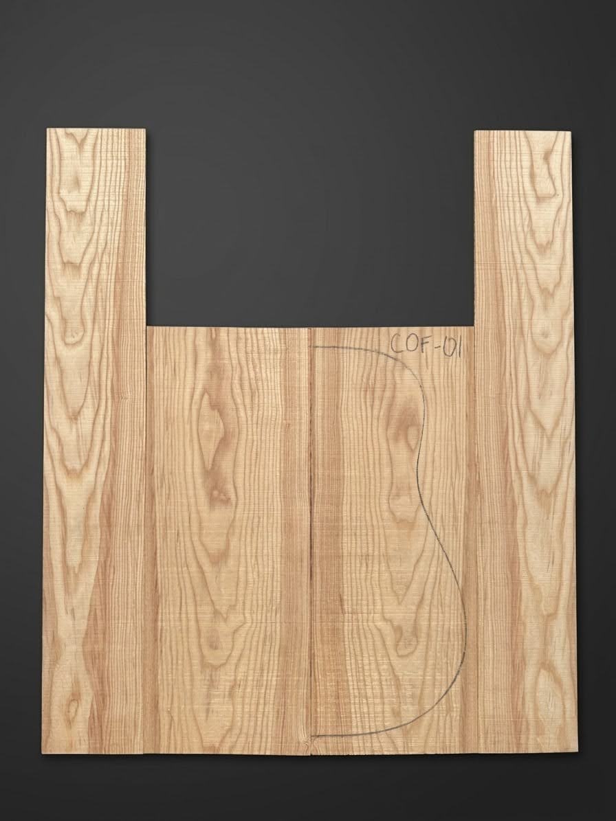 Kentucky Coffetree  ‘Dreadnought’ Guitar Back & Sides Set
