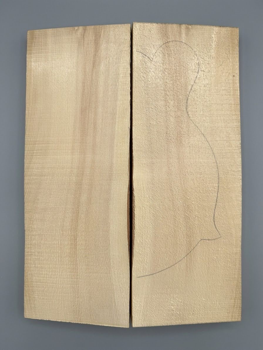 Mandolin Top Carving Blank