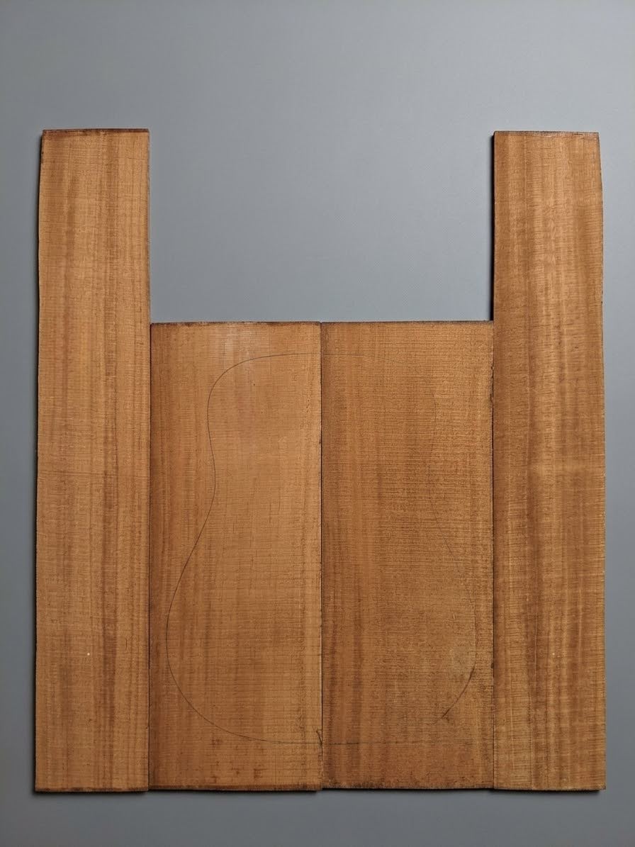 Spanish Cedar Acoustic Guitar Back & Sides Sets