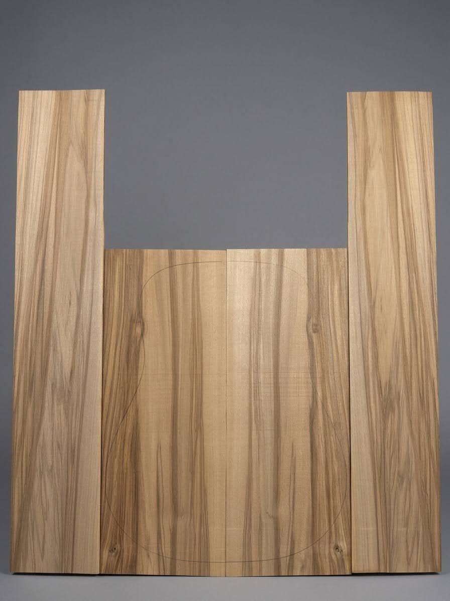 Sweetgum  ‘Dreadnought’ Guitar Back & Sides Set