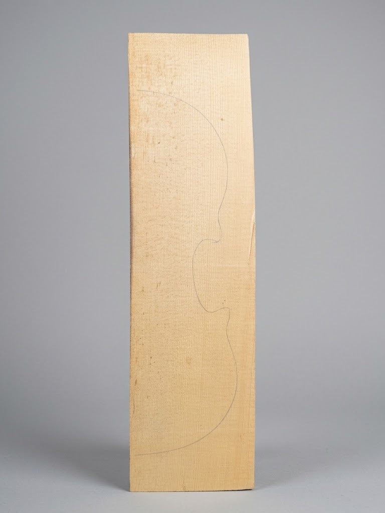 Appalachian Red Spruce Fiddle Top Carving Blank