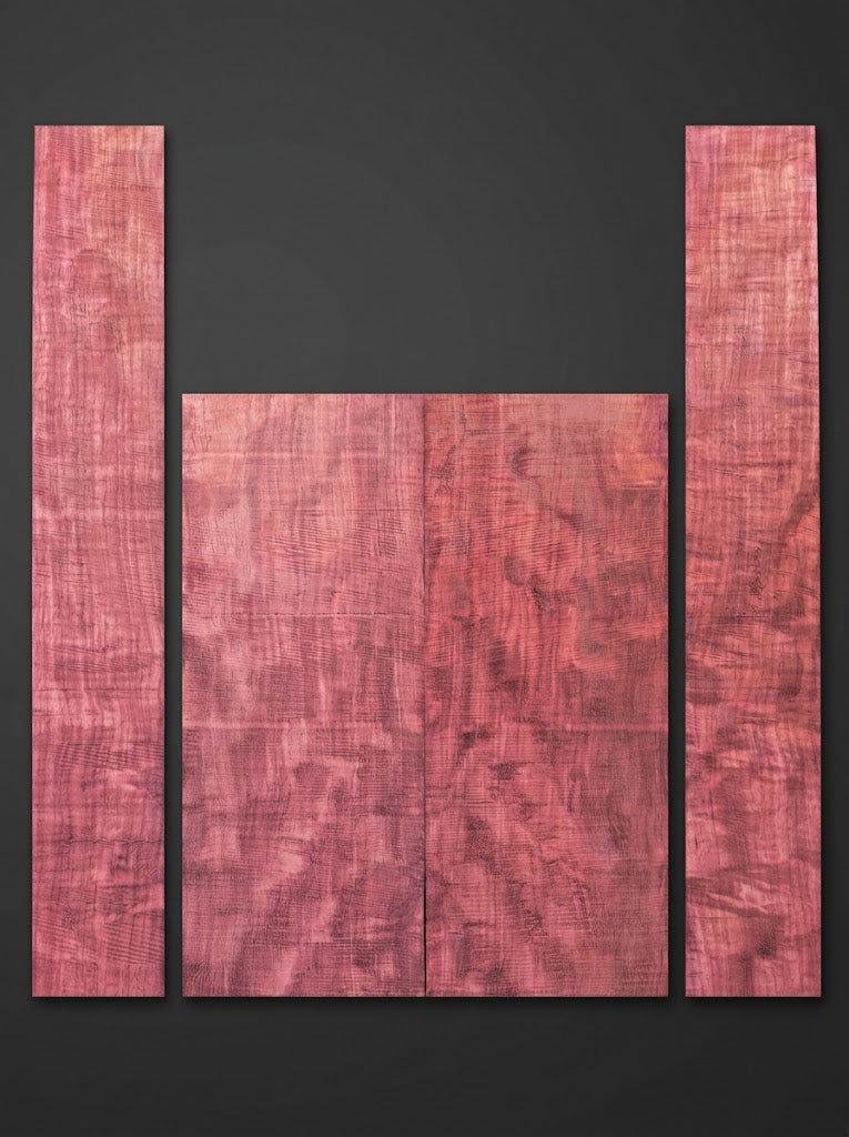 Purpleheart Acoustic Guitar Back & Sides Sets